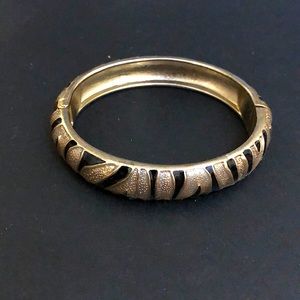 Black and gold bangle